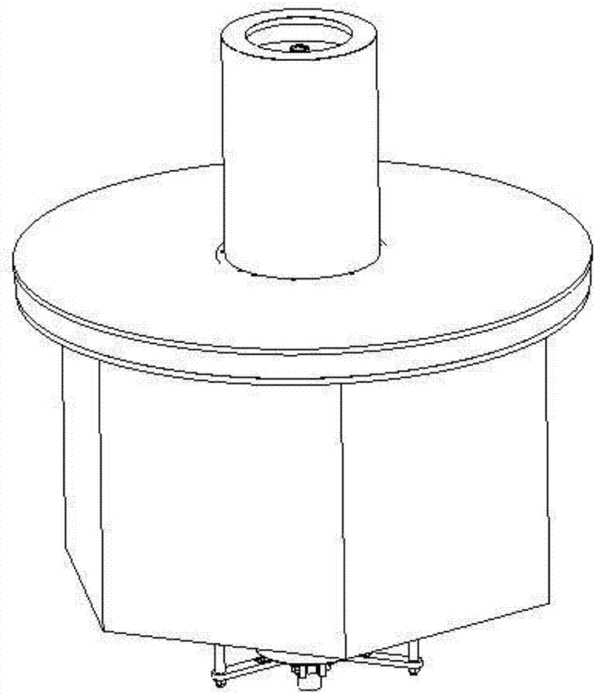 Online centrifugal ring-shaped part automatic dehydrating device