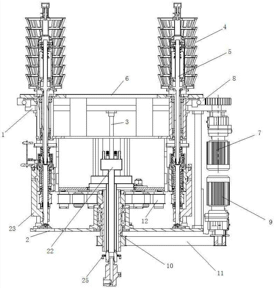 Online centrifugal ring-shaped part automatic dehydrating device