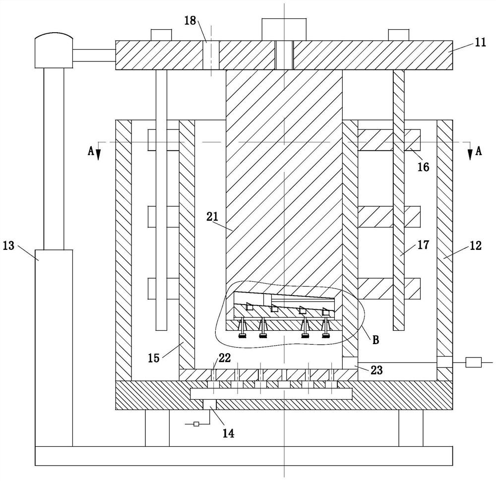 A graphene roll peeling system