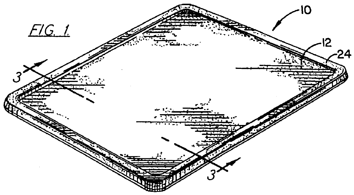 Method of making a floor mat having a channel