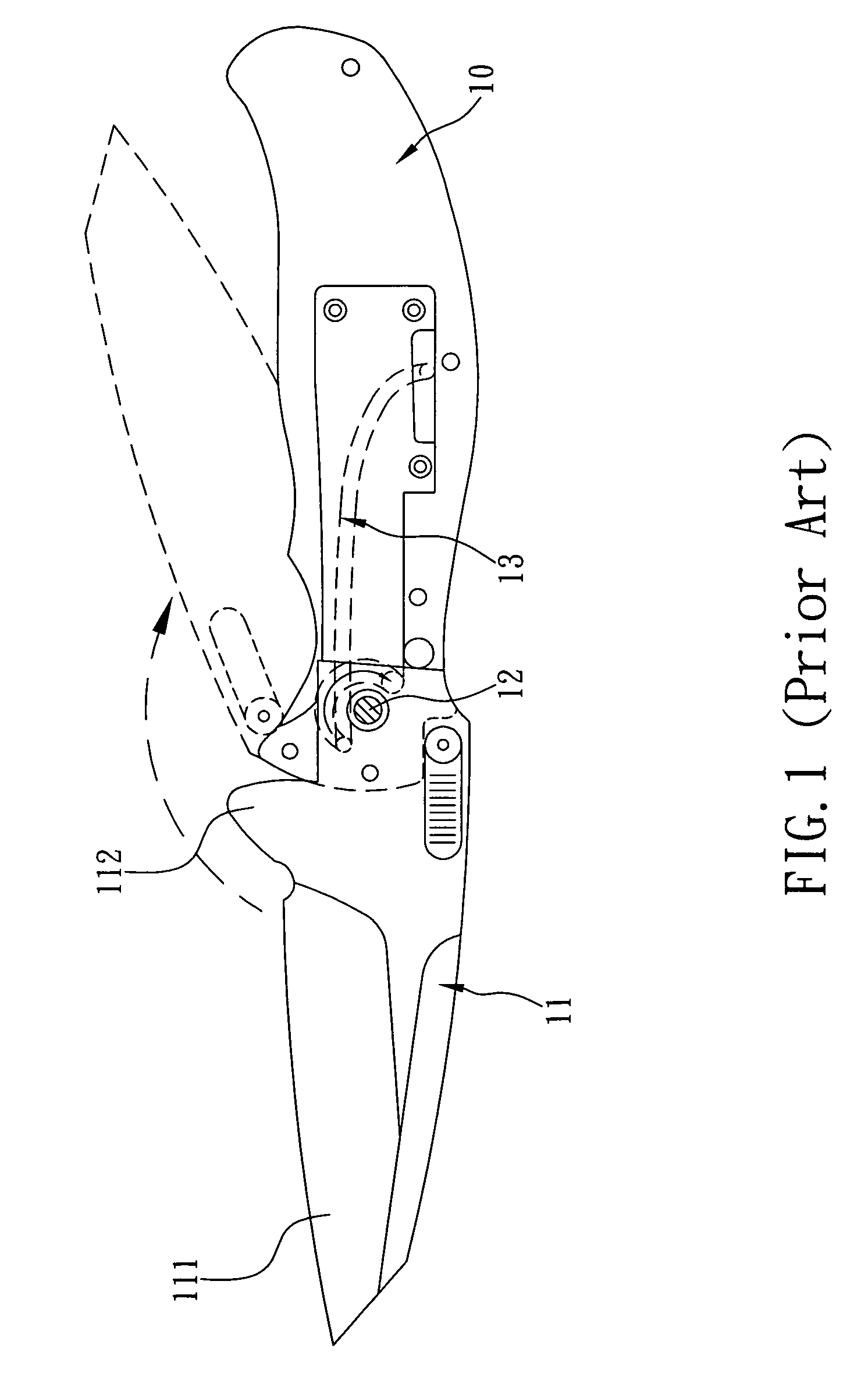 Foldable knife having switch element