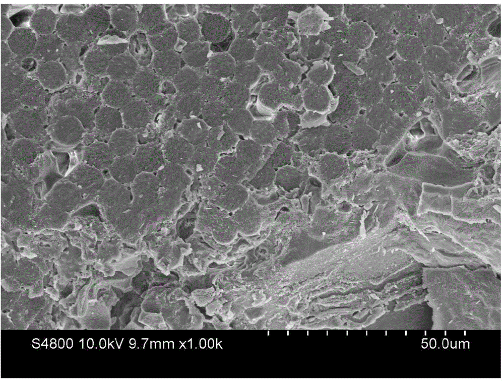 Aluminum silicate fiber reinforced oxide ceramic and preparation method thereof