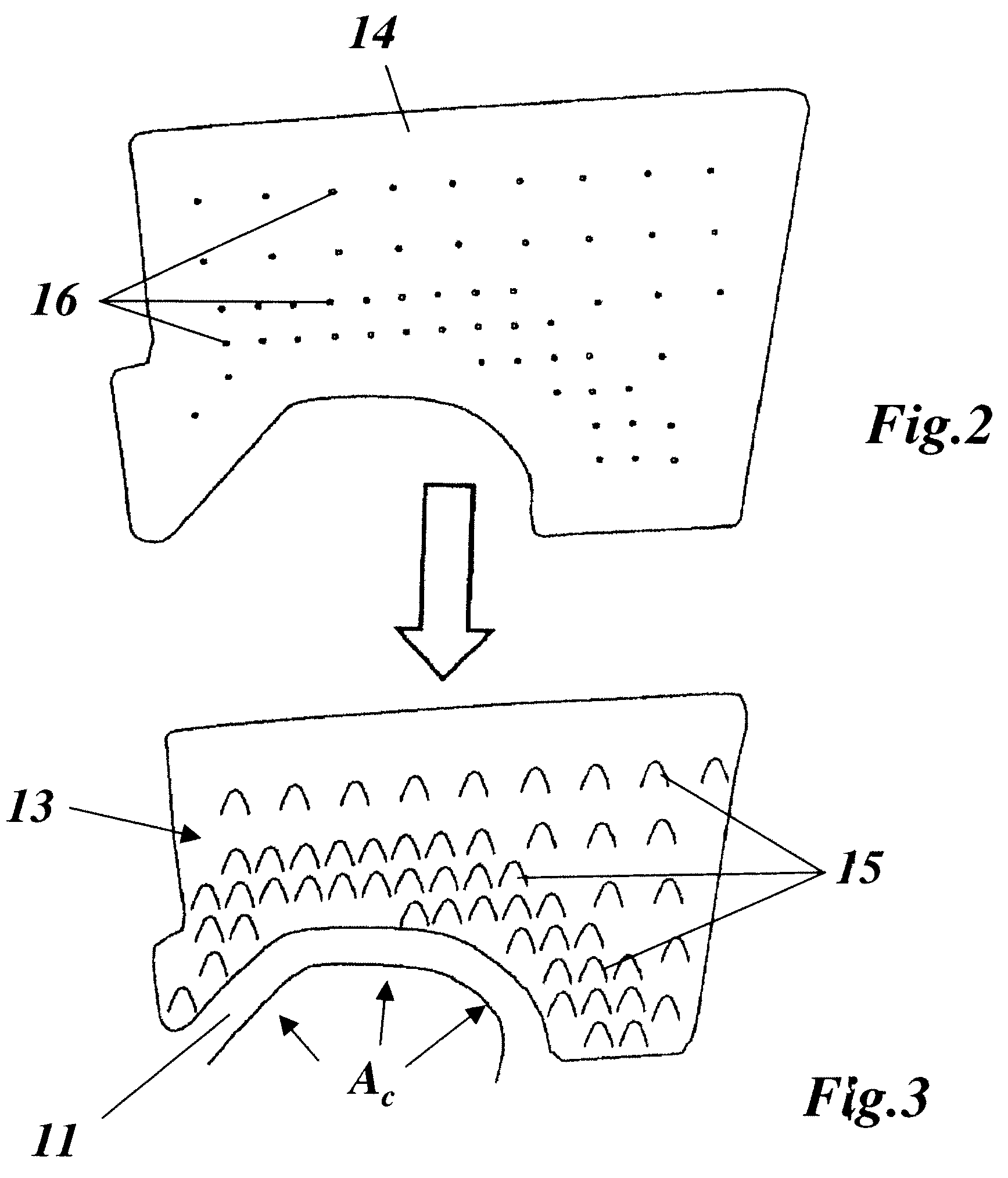 Cooled constructional element for a gas turbine