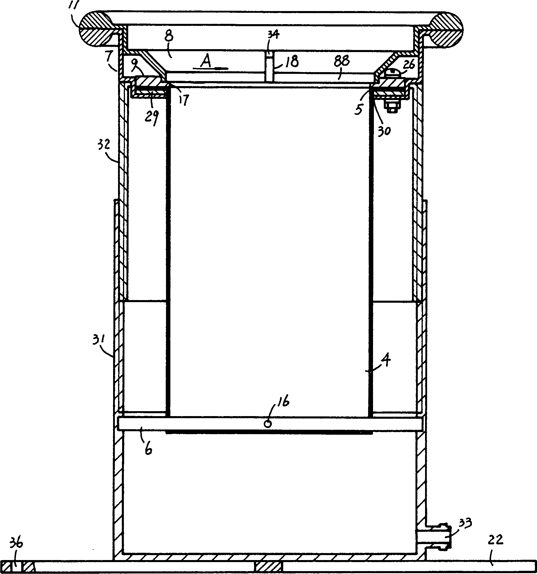 Equipment for squeezing water in mop and mop thereof