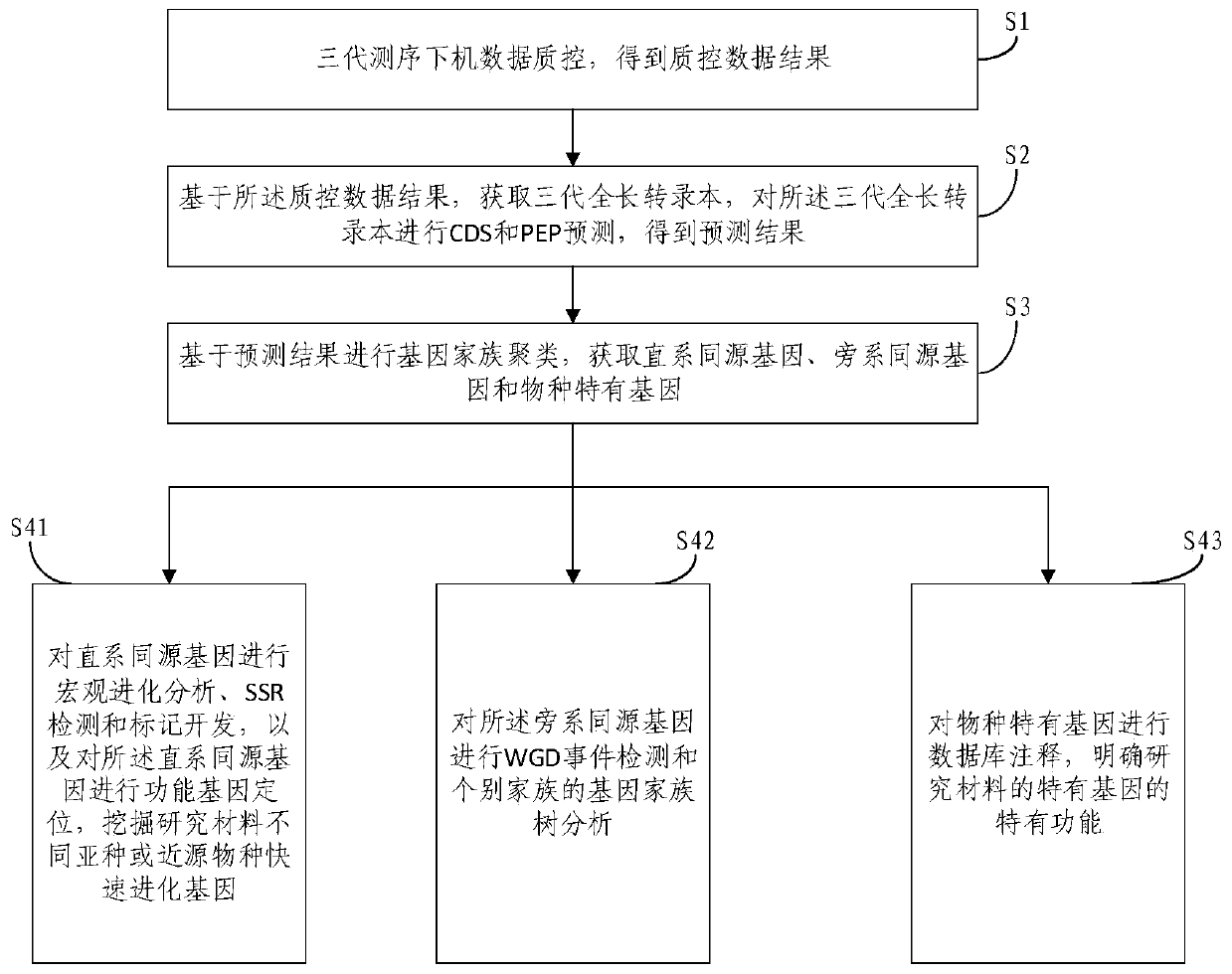 Analysis method for multi-sample-size comparative transcriptomes based on third-generation sequencing detection