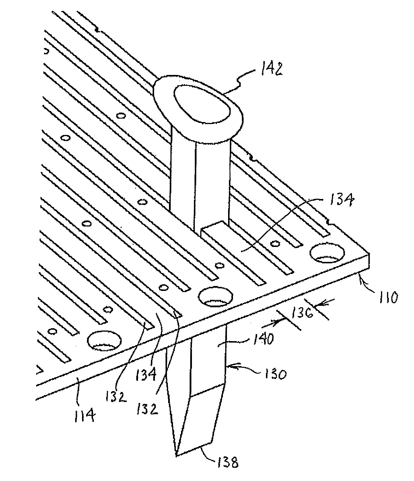 Embedded receiver for fasteners