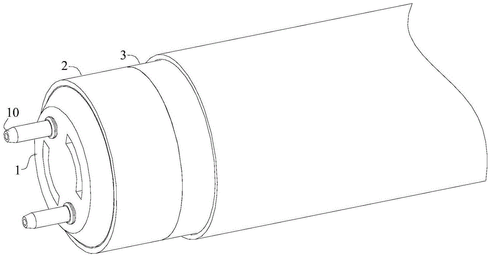 Lamp holder rotating structure and LED lamp