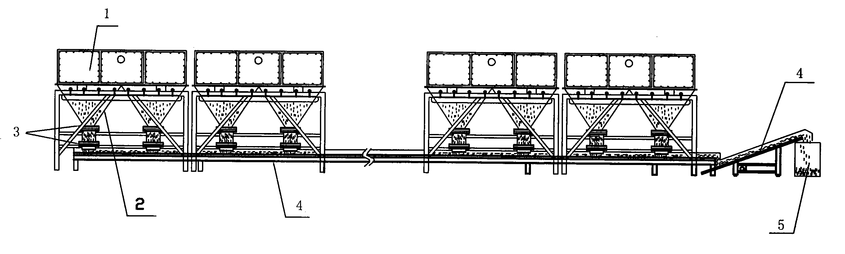 System and method for collecting dust in production line