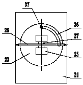 A bellows clamping processing device