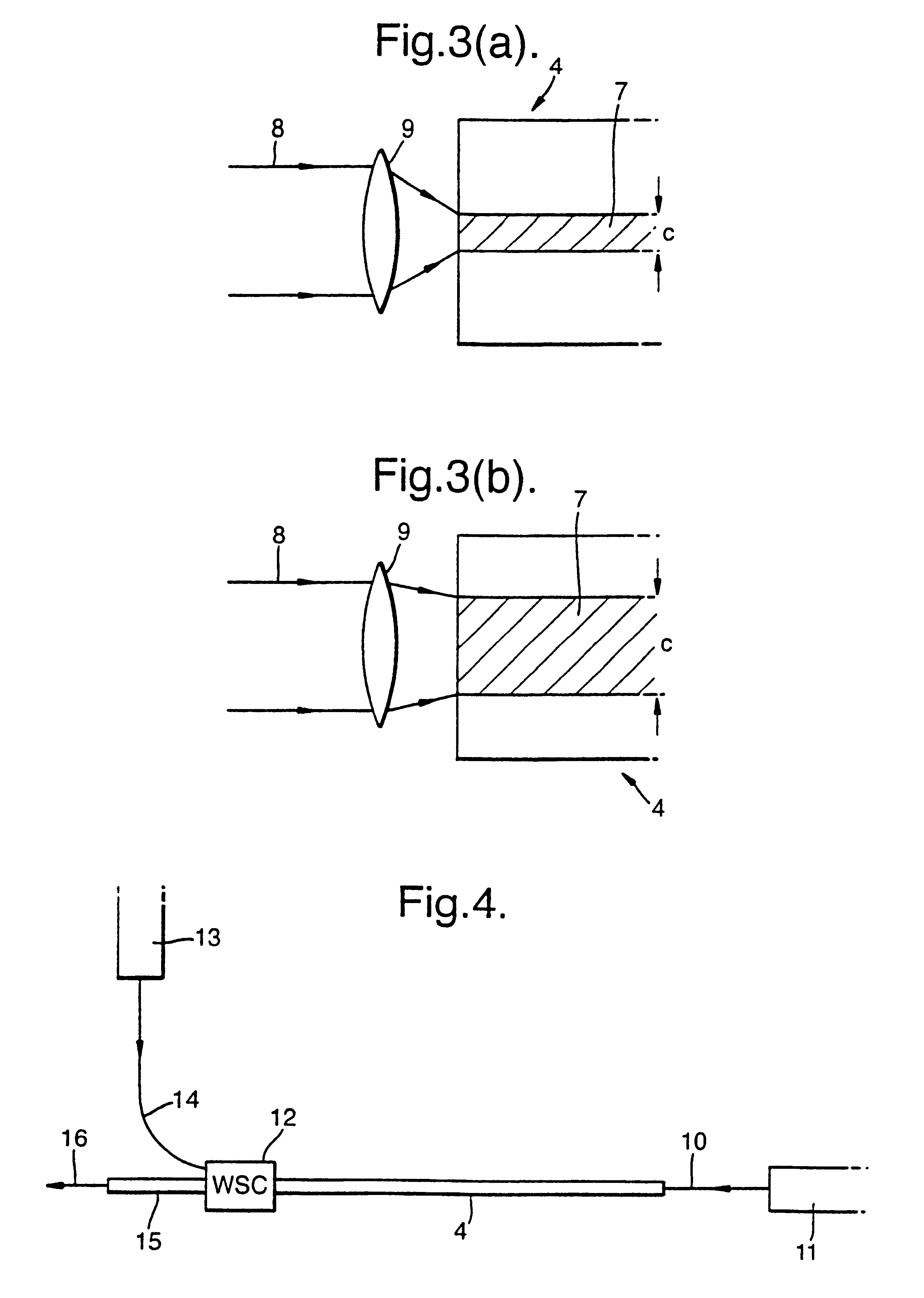 Single mode optical fibre having a large cone photonic crystal