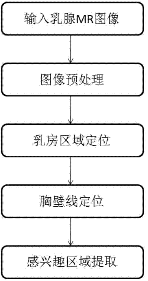 Computer-assisted lump detecting method based on mammary gland magnetic resonance image