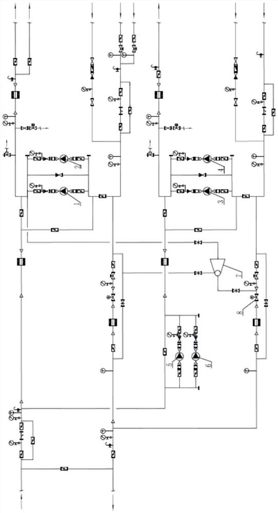 Energy-saving water mixing heat supply unit