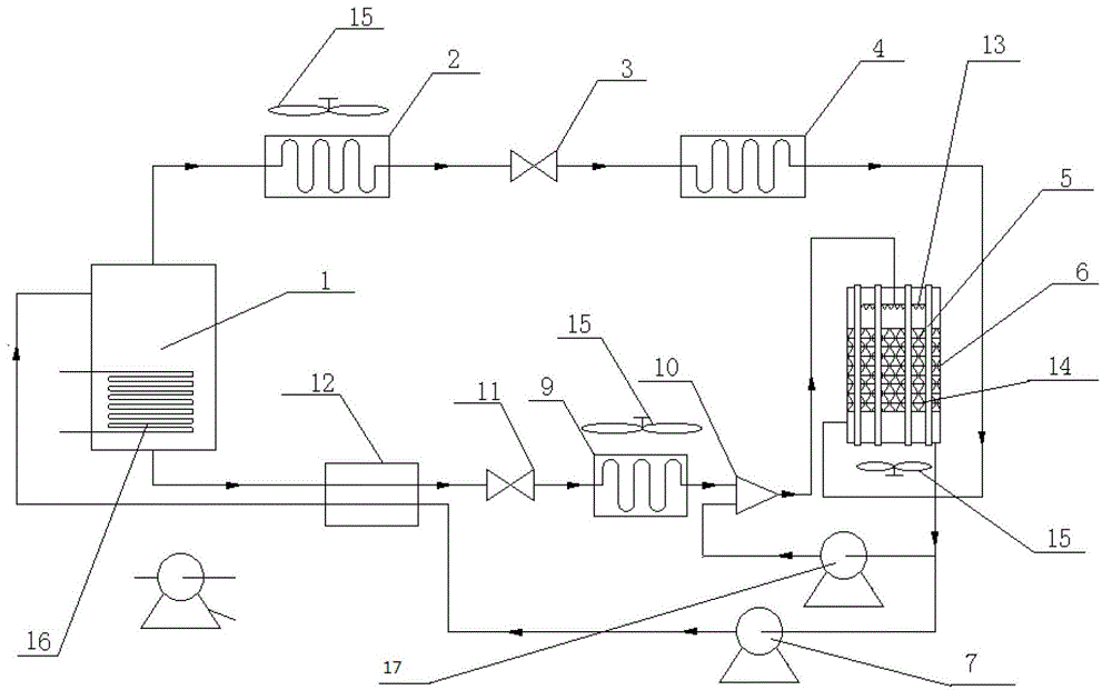 A small air-cooled absorption refrigerator