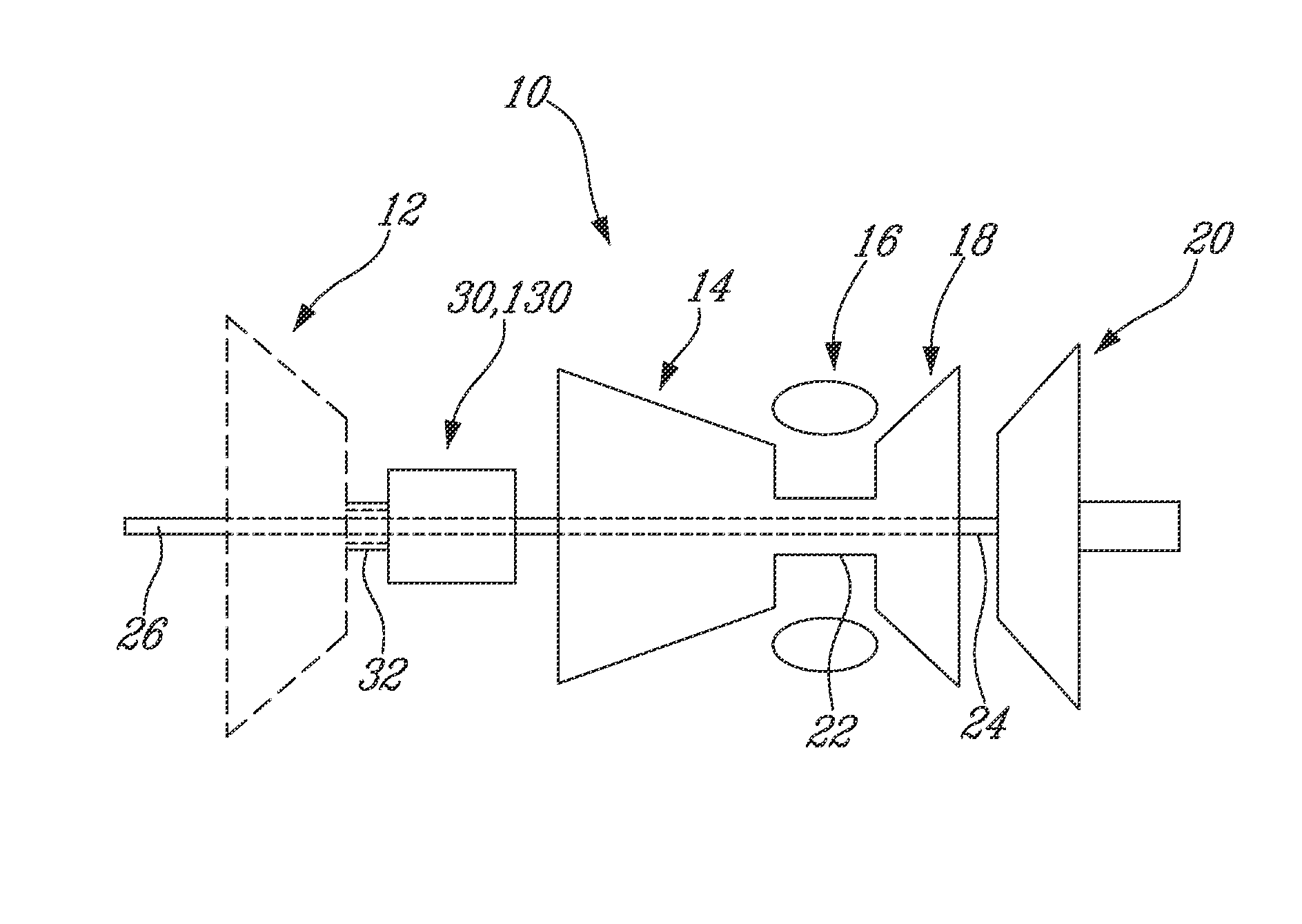 Gas turbine engine with transmission