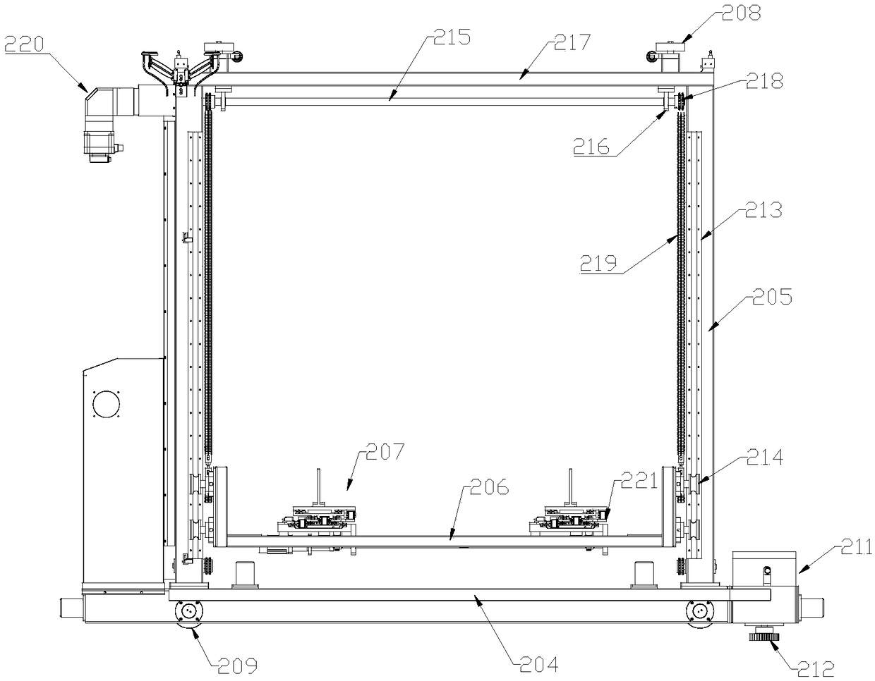 Intelligent cloth warehousing system