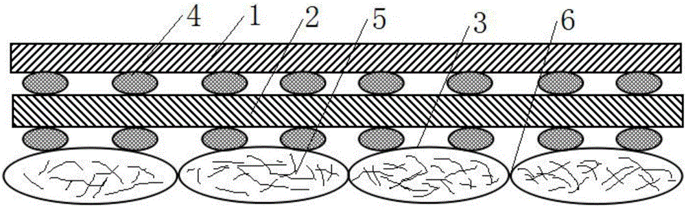 Heat-storing waterproof moisture-permeable outdoor down cotton-wadded garment fabric and preparation method thereof