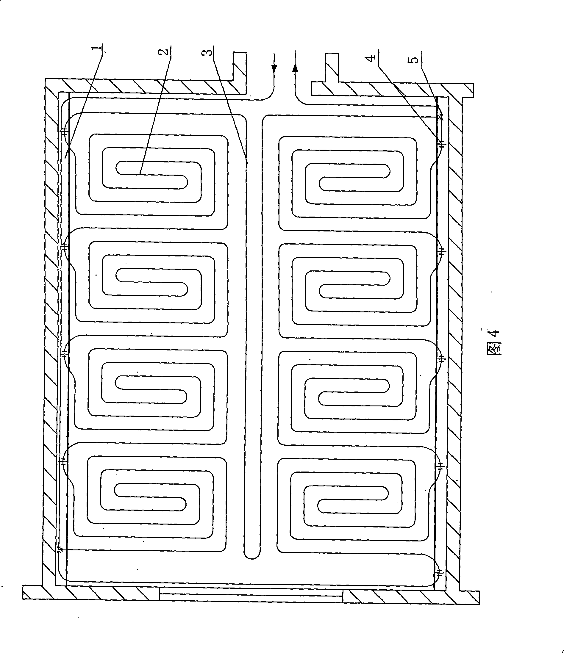 Precasting type repairable low-temperature radiation cool-supply and heating system