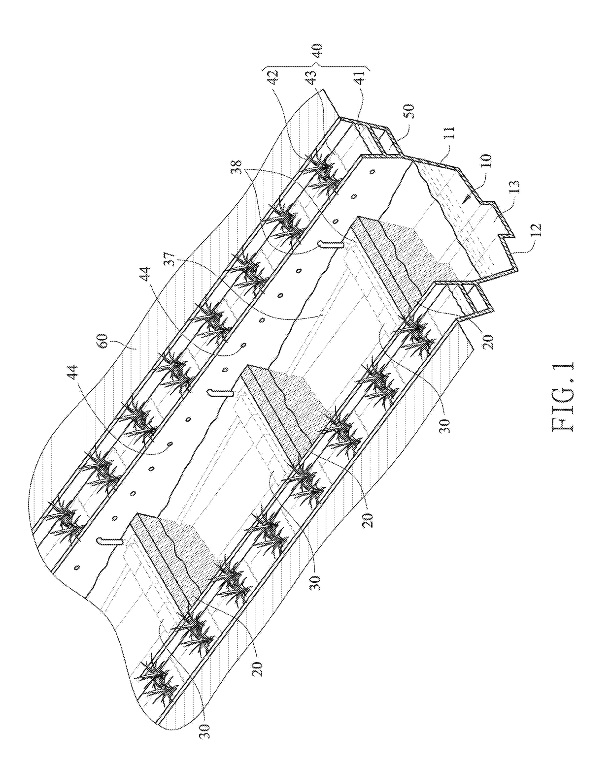 River course ecological treatment system