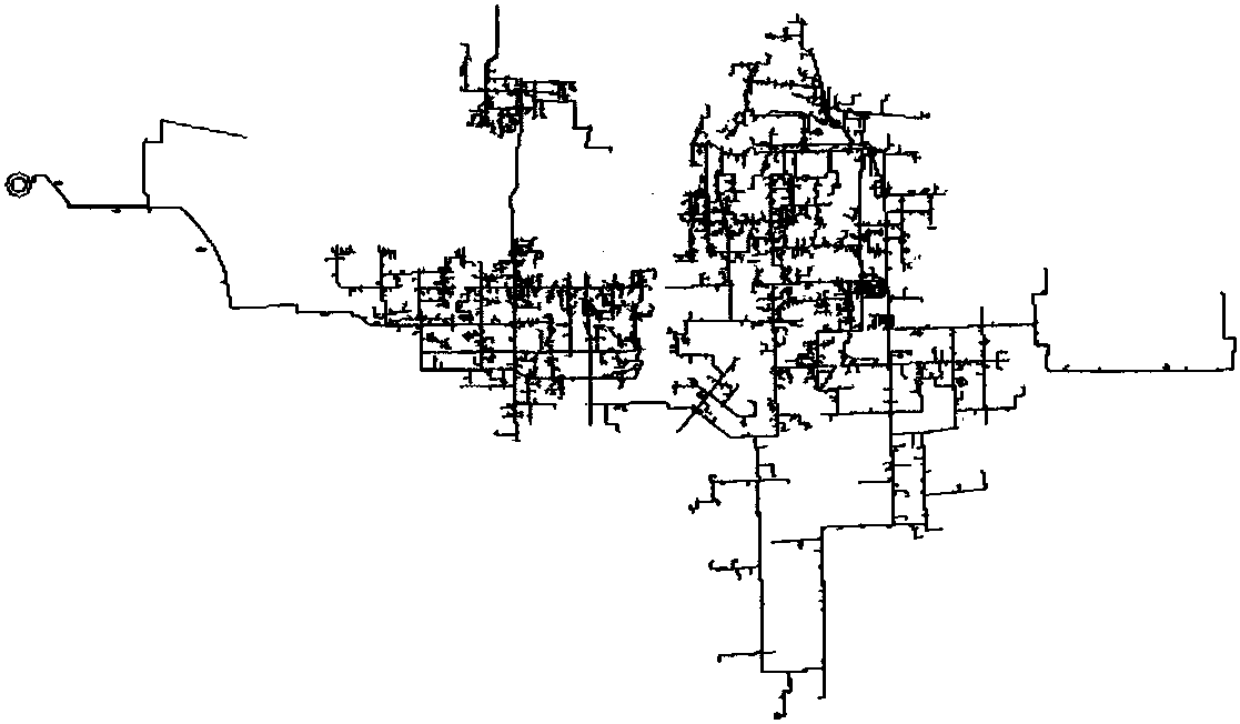 Hydraulic status optimization scheduling method for multi-heat source annular centralized heat supply pipe network