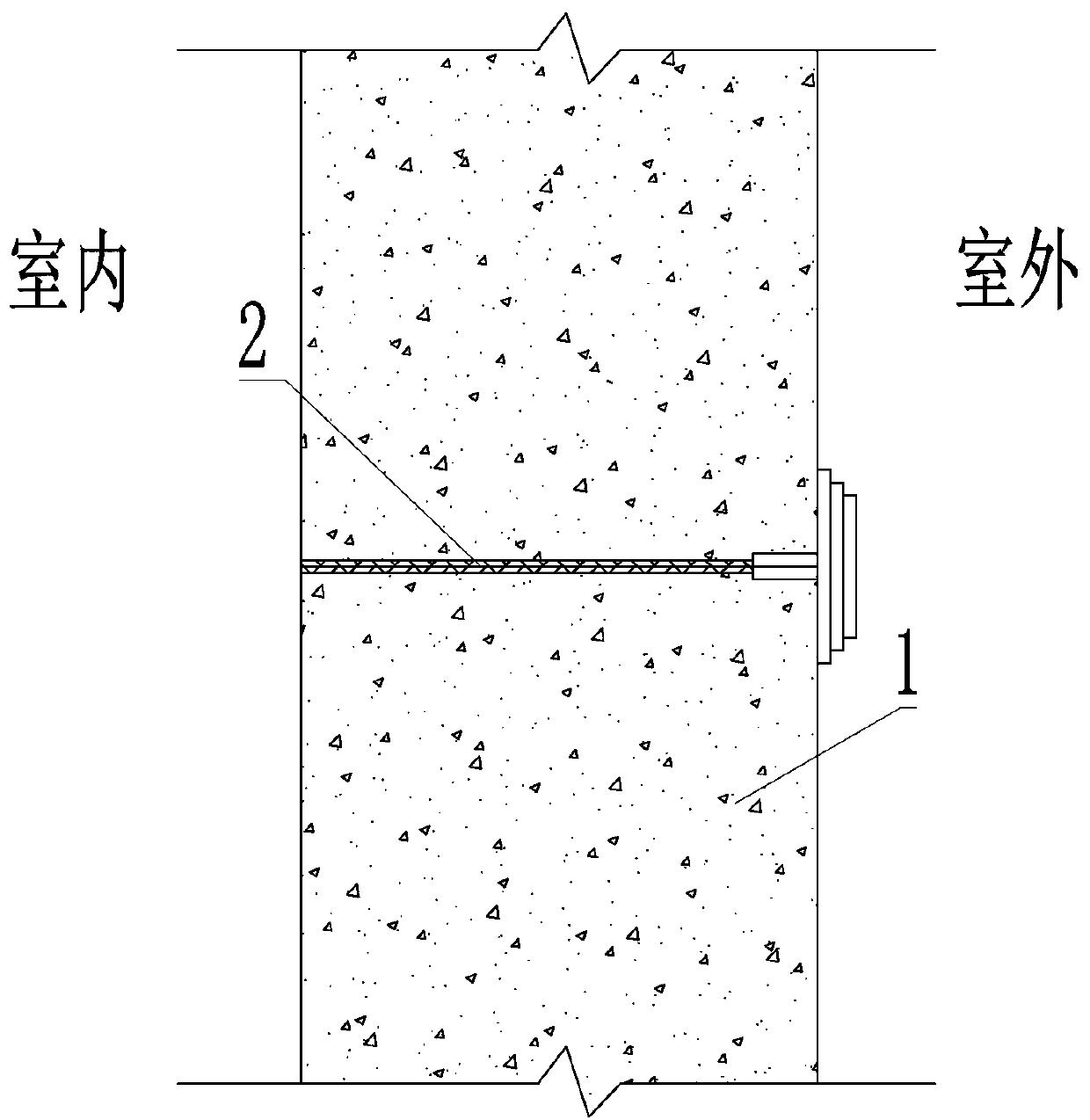 High-rise residence full professional interlacing construction storey water intercepting method