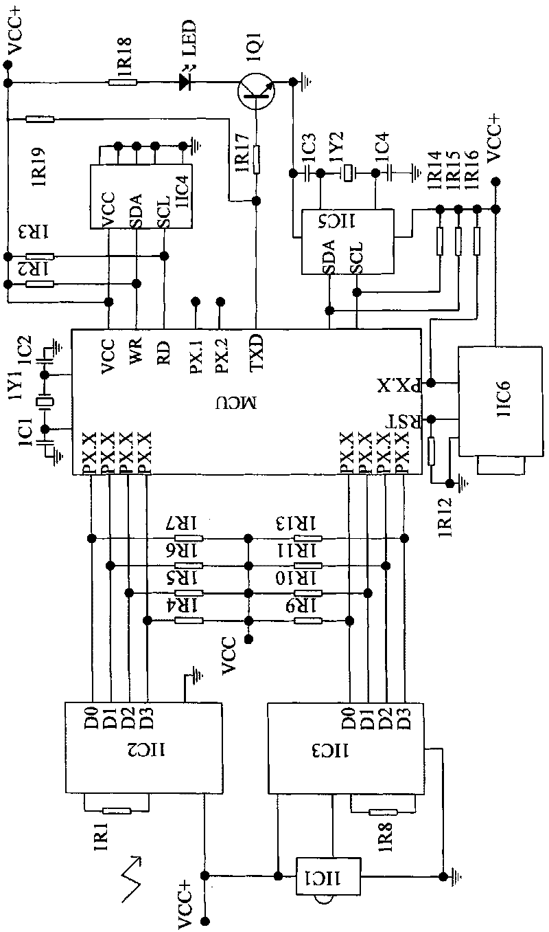 Electronic blocking device and case with same