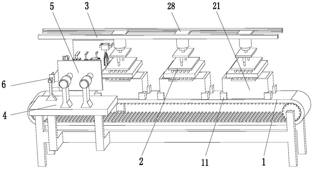 An automatic edge banding machine for plywood manufacturing