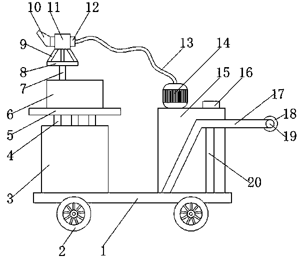 Sprinkling irrigation equipment convenient to move