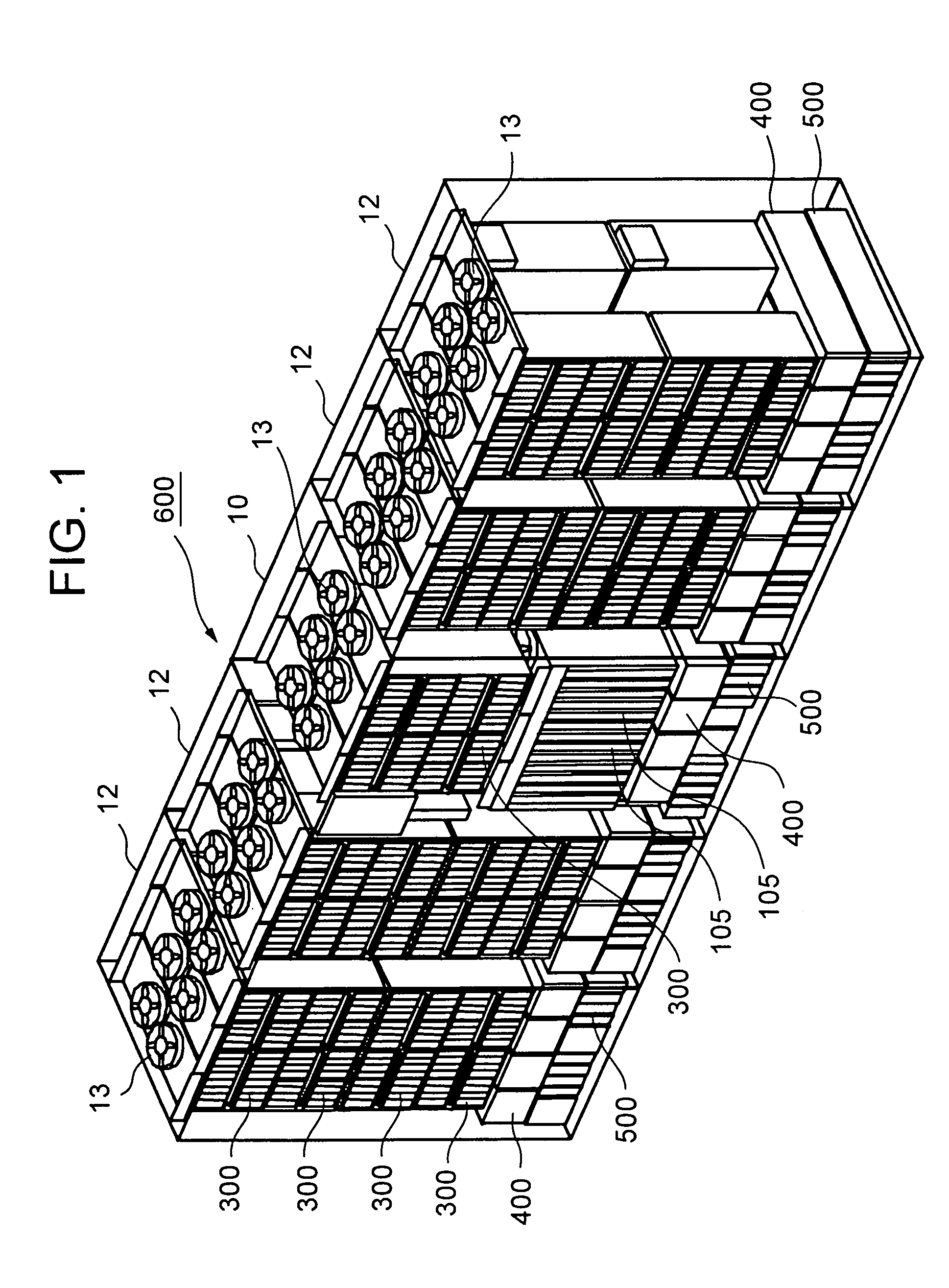 Storage control sub-system comprising virtual storage units