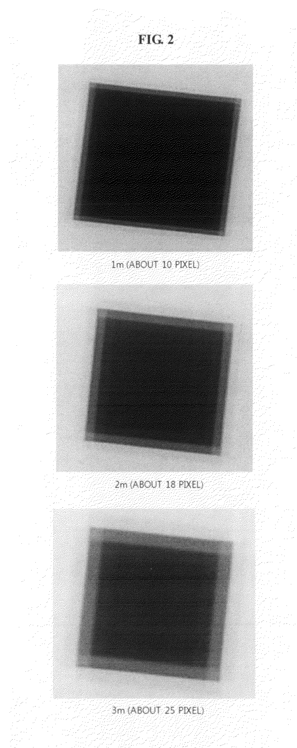 Apparatus, method and computer-readable medium imaging through at least one aperture of each pixel of display panel