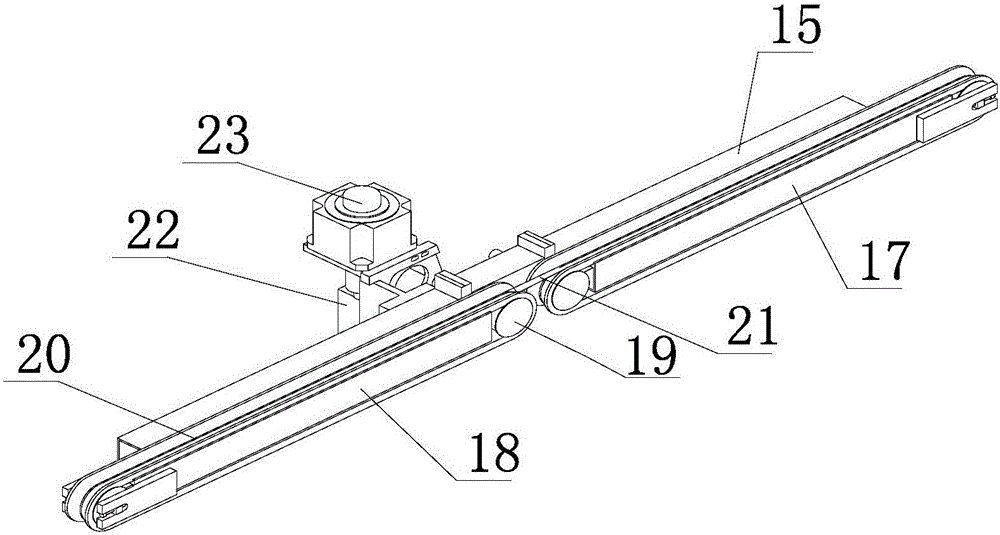 Hollow glass second sealing full-automatic corner trimming machine