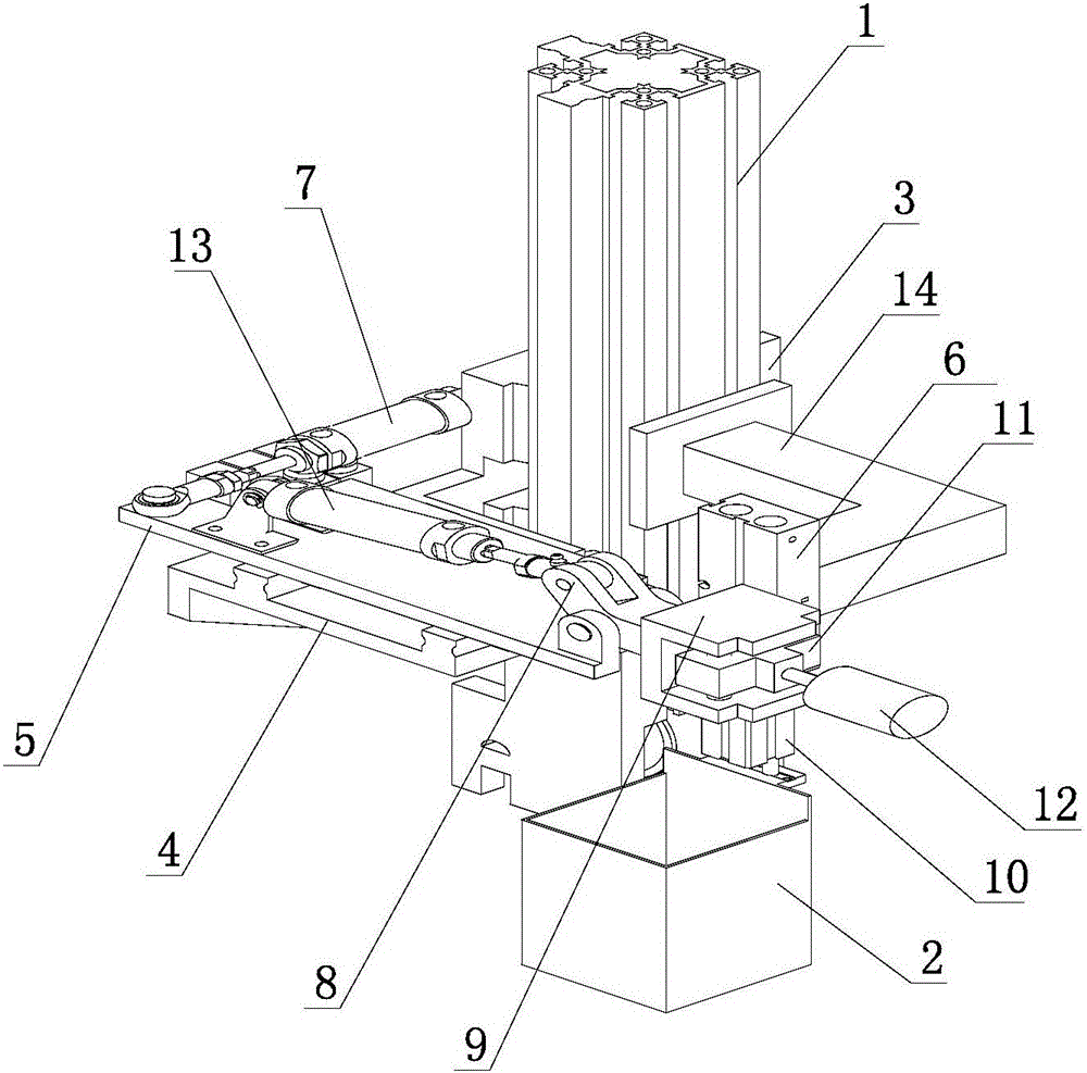 Hollow glass second sealing full-automatic corner trimming machine