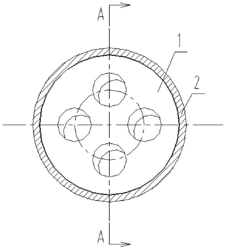 Single-stage porous throttling orifice plate and throttling device