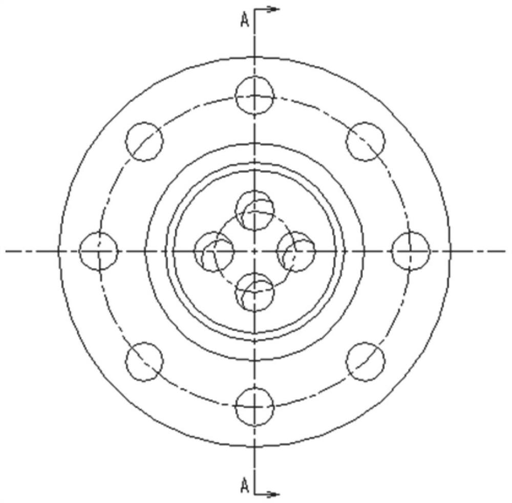 Single-stage porous throttling orifice plate and throttling device