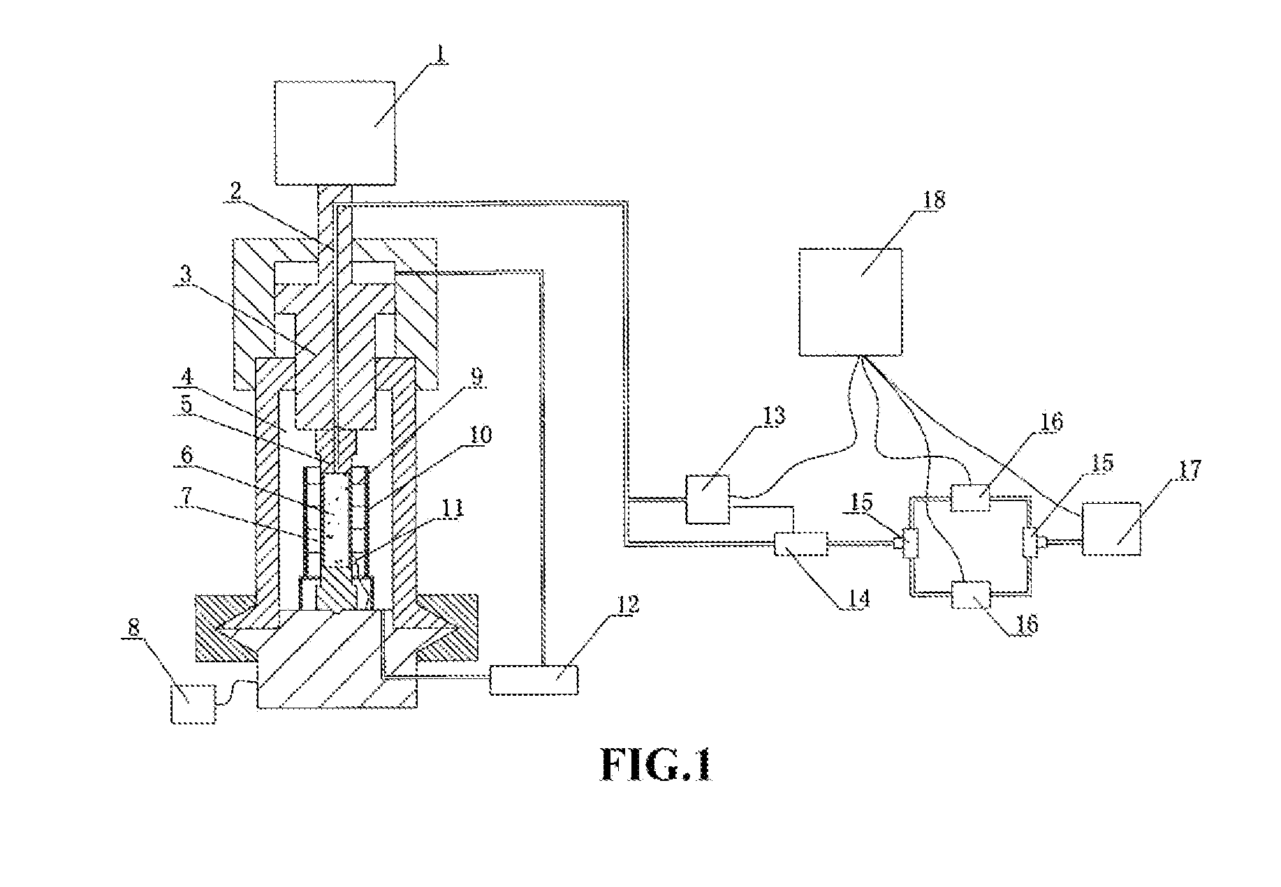 System and method for testing gas migration process in coal-rock mass