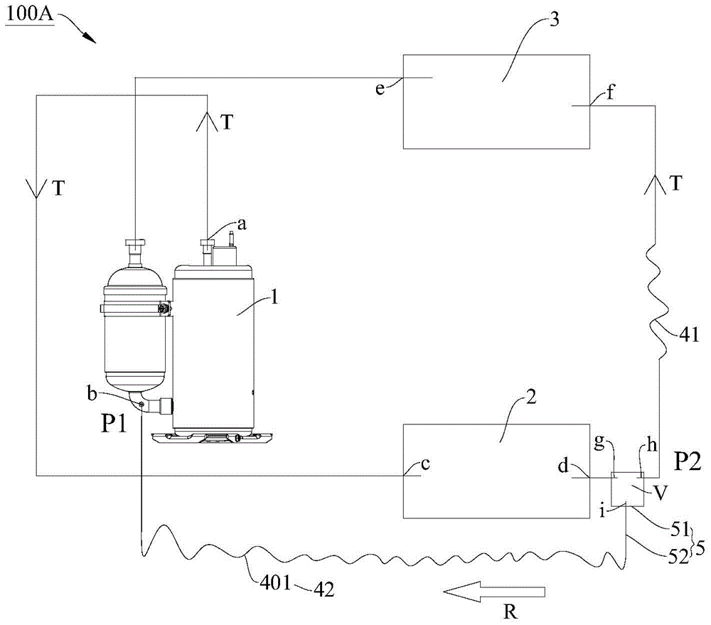 Single-cooling type refrigeration device and heating and cooling type refrigeration device