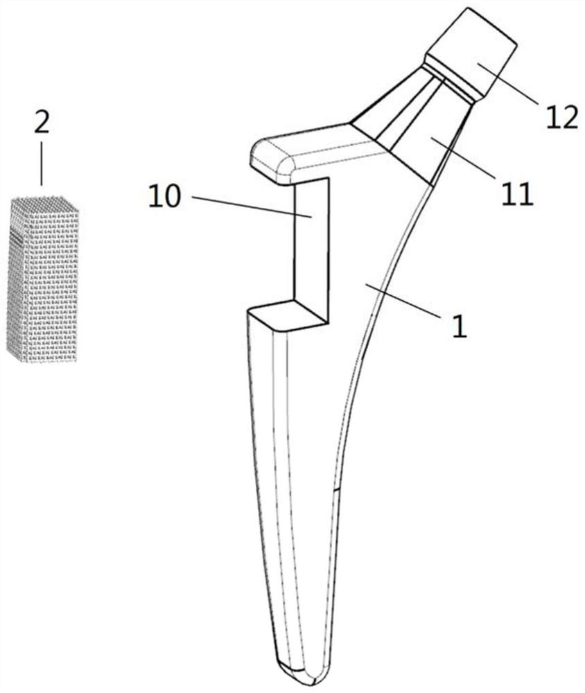 A femoral stem prosthesis