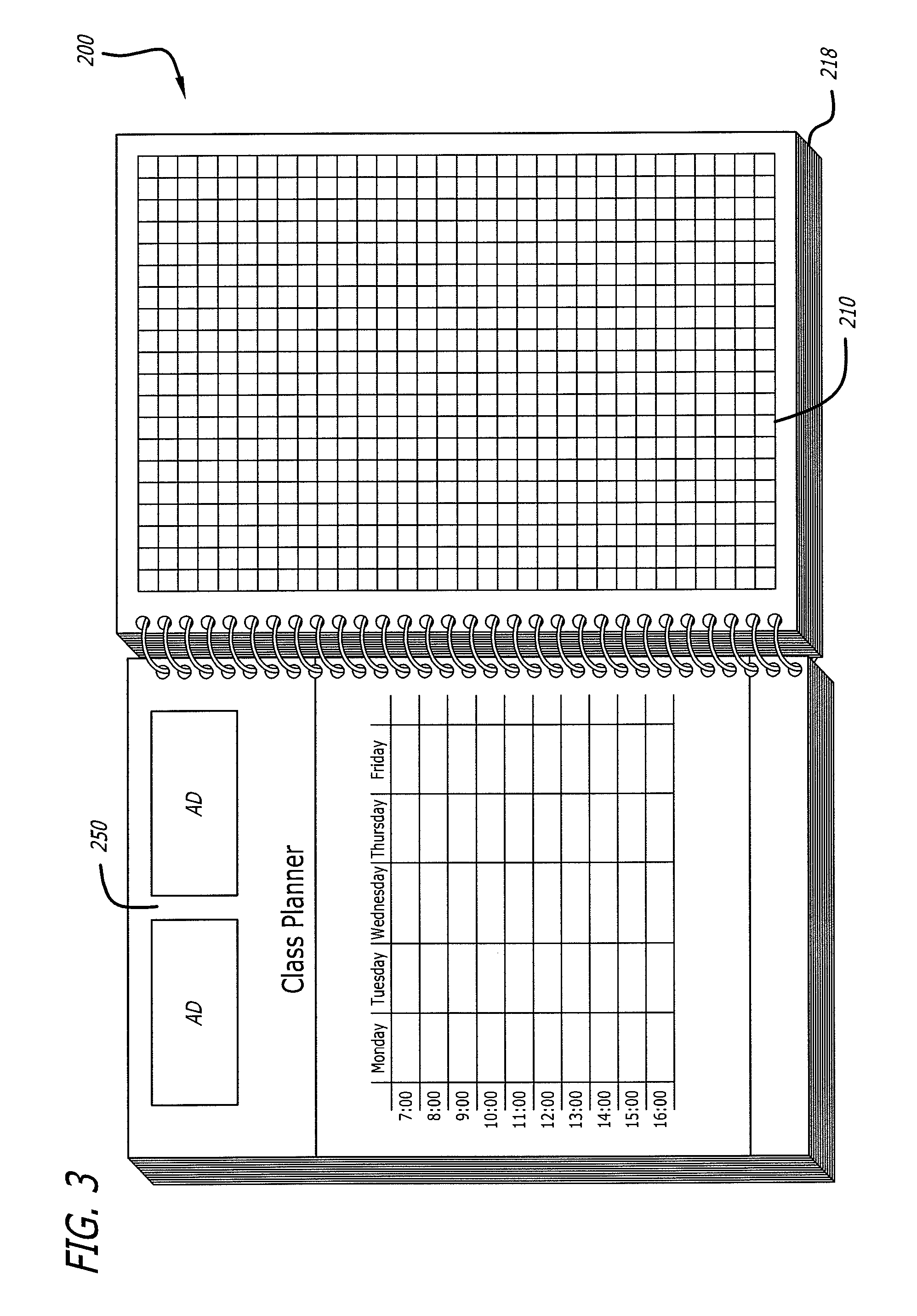 Customized school spiral notebook and notebook design and production method