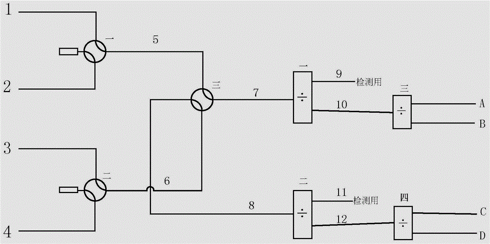 Ka waveband multi-channel down-conversion device