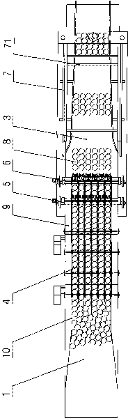 Envelope type thin film packaging machine