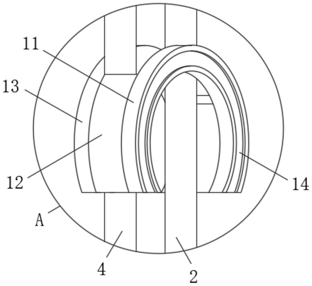 An anti-infection secretion collection device for bronchoscopic respiratory surgery