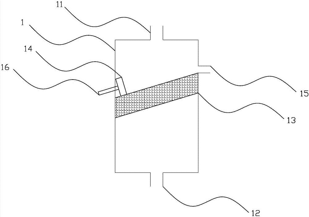 Phosphating slag removal device