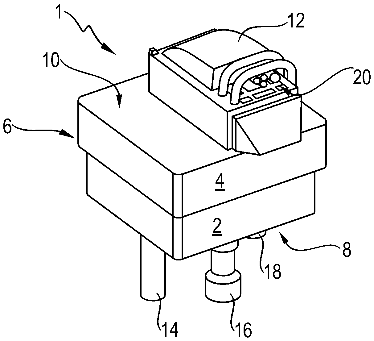 Sensor device for hydraulic plunger units