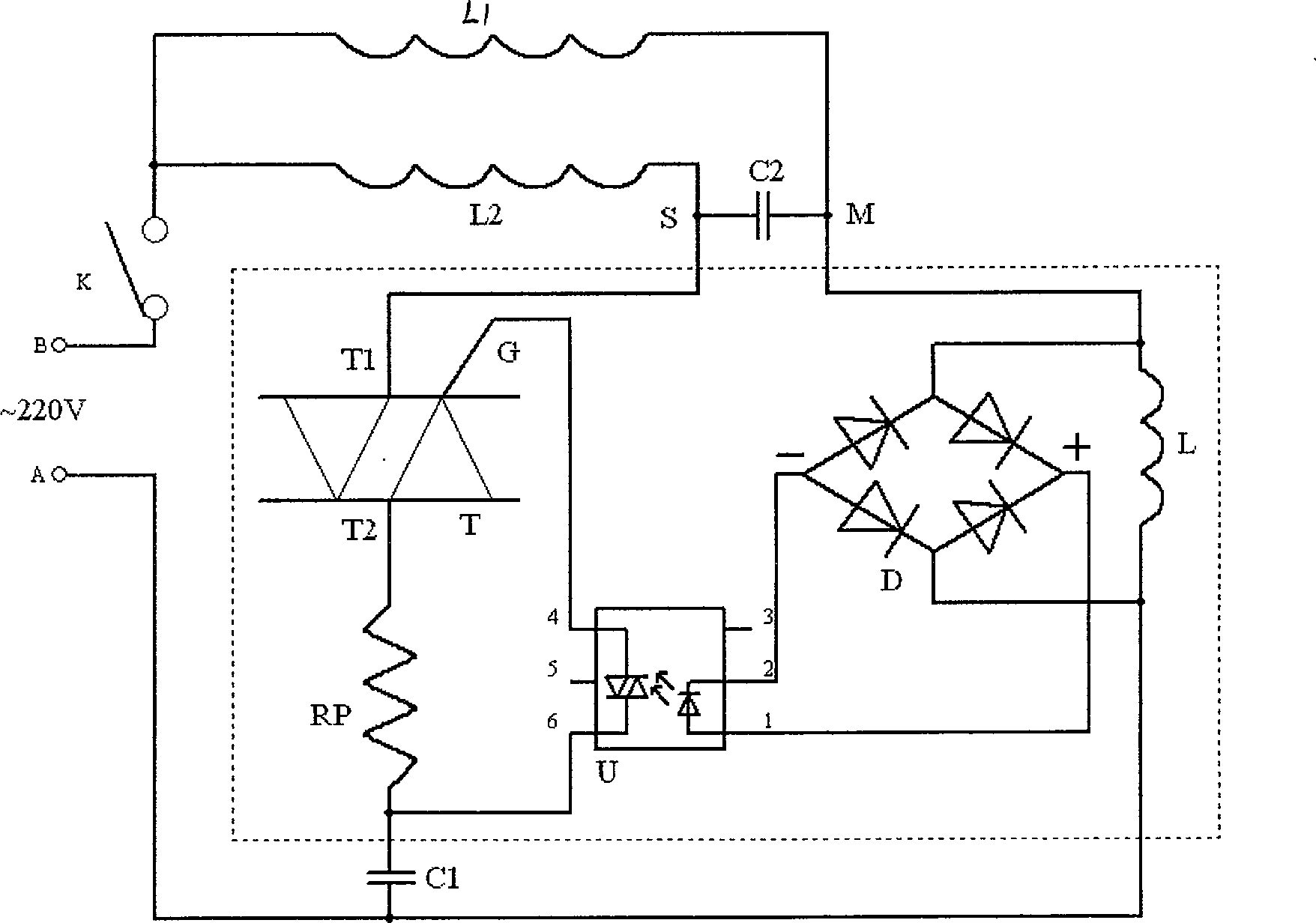 No contact energy-saving starter