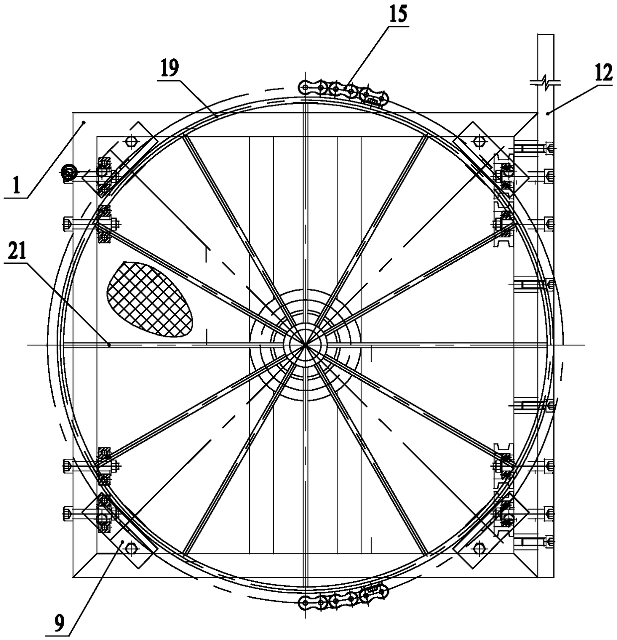 Walking basket assembly of small parts washing machine