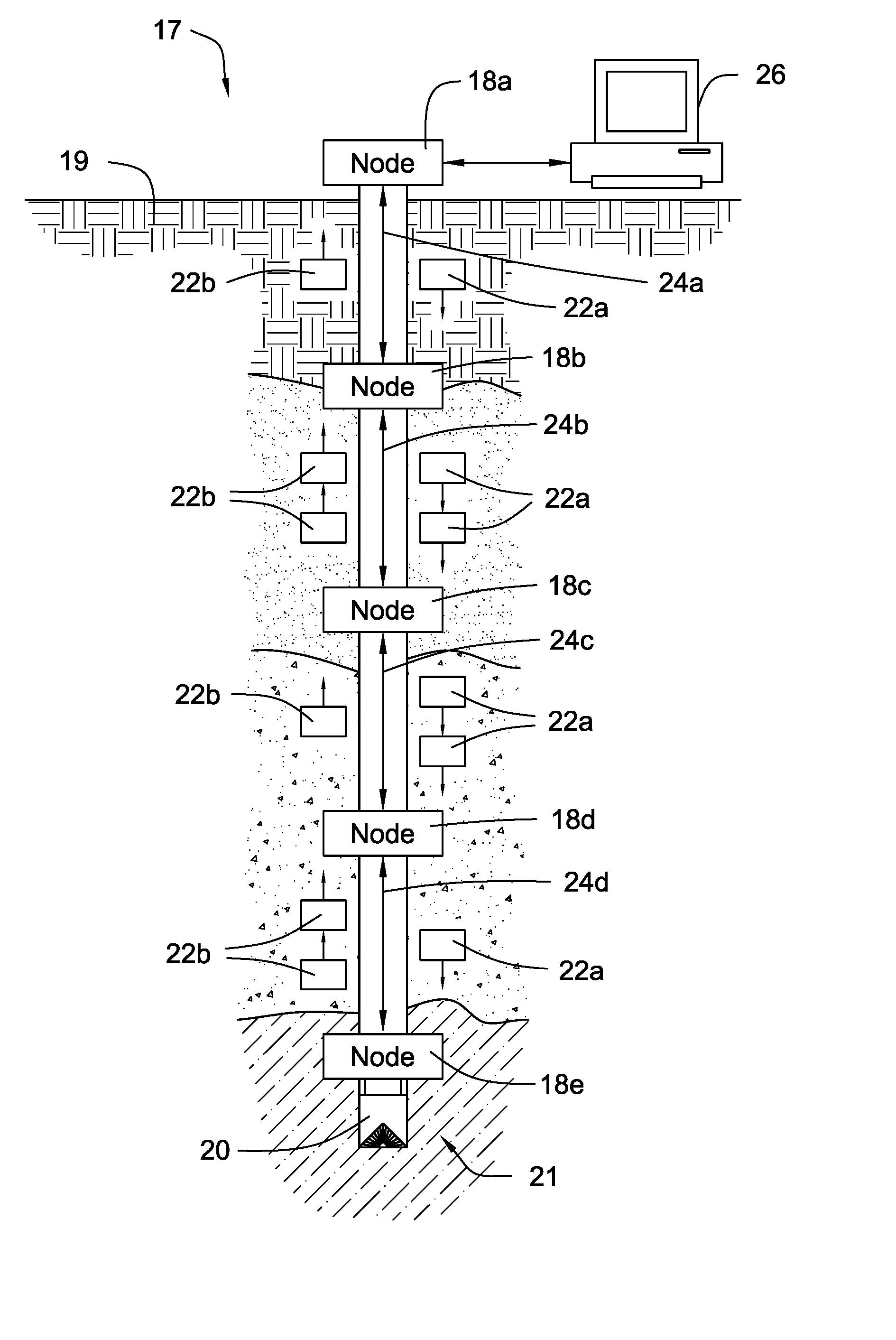 Downhole Drilling Network Using Burst Modulation Techniques