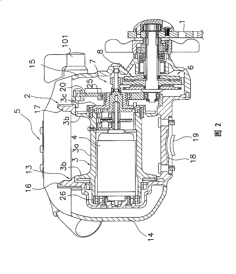 Motor control device of electric fishing reel