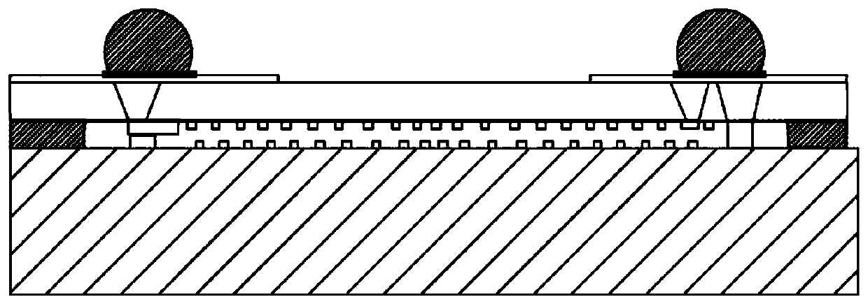 A stacking packaging process for semiconductor devices and semiconductor devices