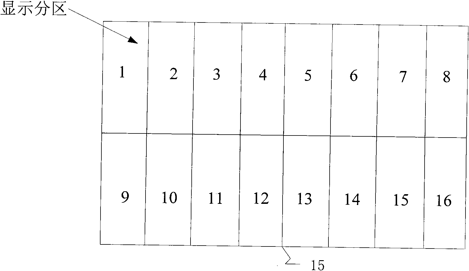 Dynamic zoning method of side backlight zoning control system