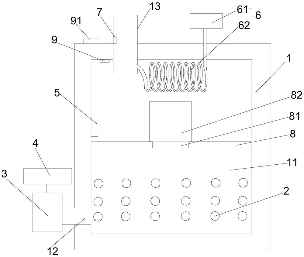 High-temperature regeneration device of particle trapping device