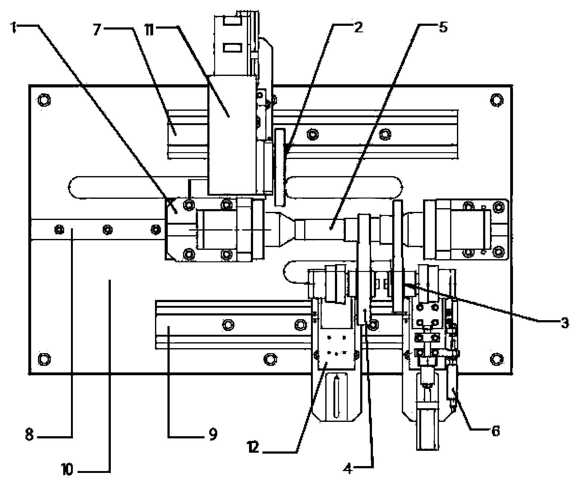 Intelligent control double-meshing automobile gear precision detection system